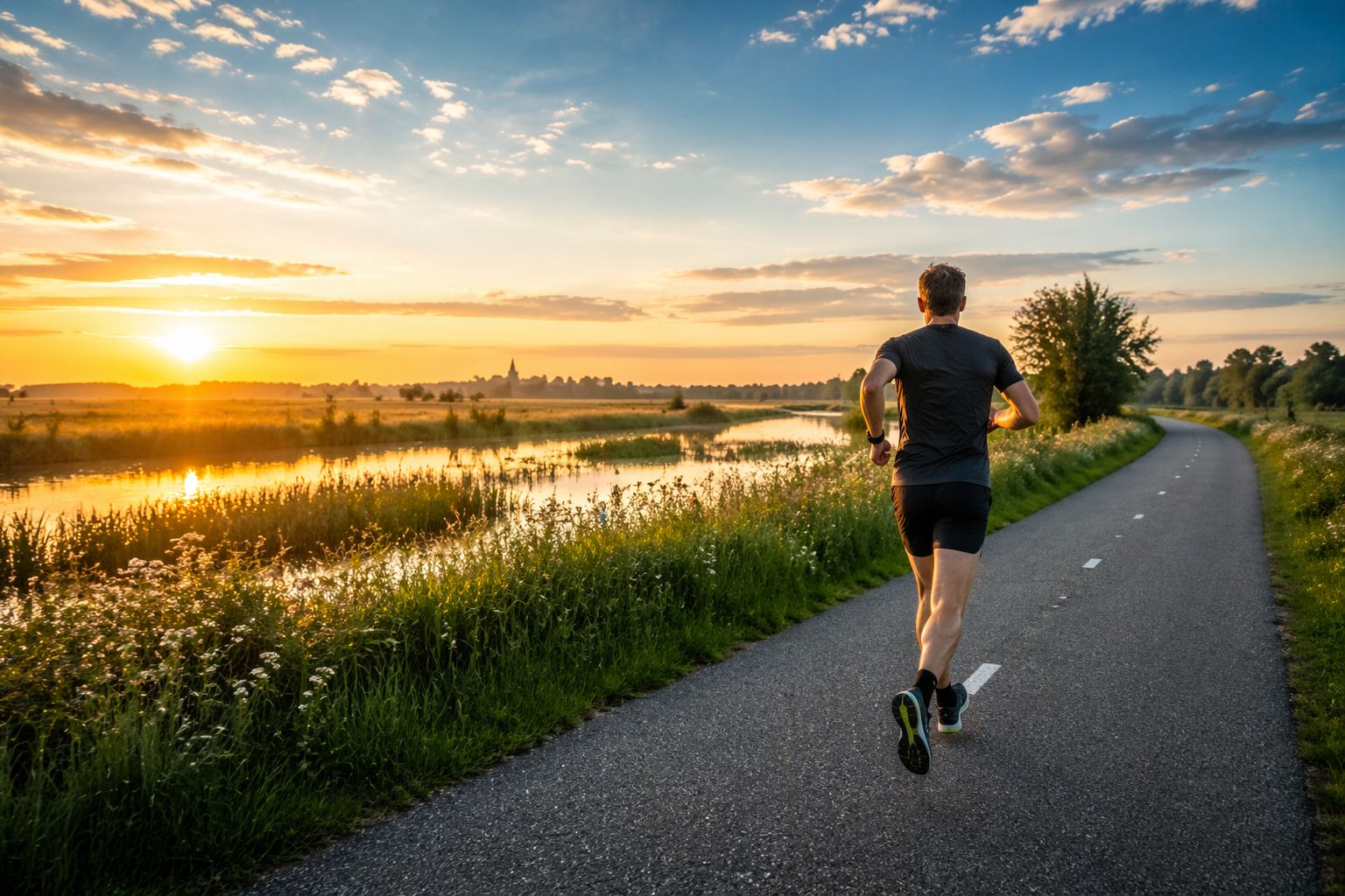 Voor het eerst liep ik niet achter mezelf aan