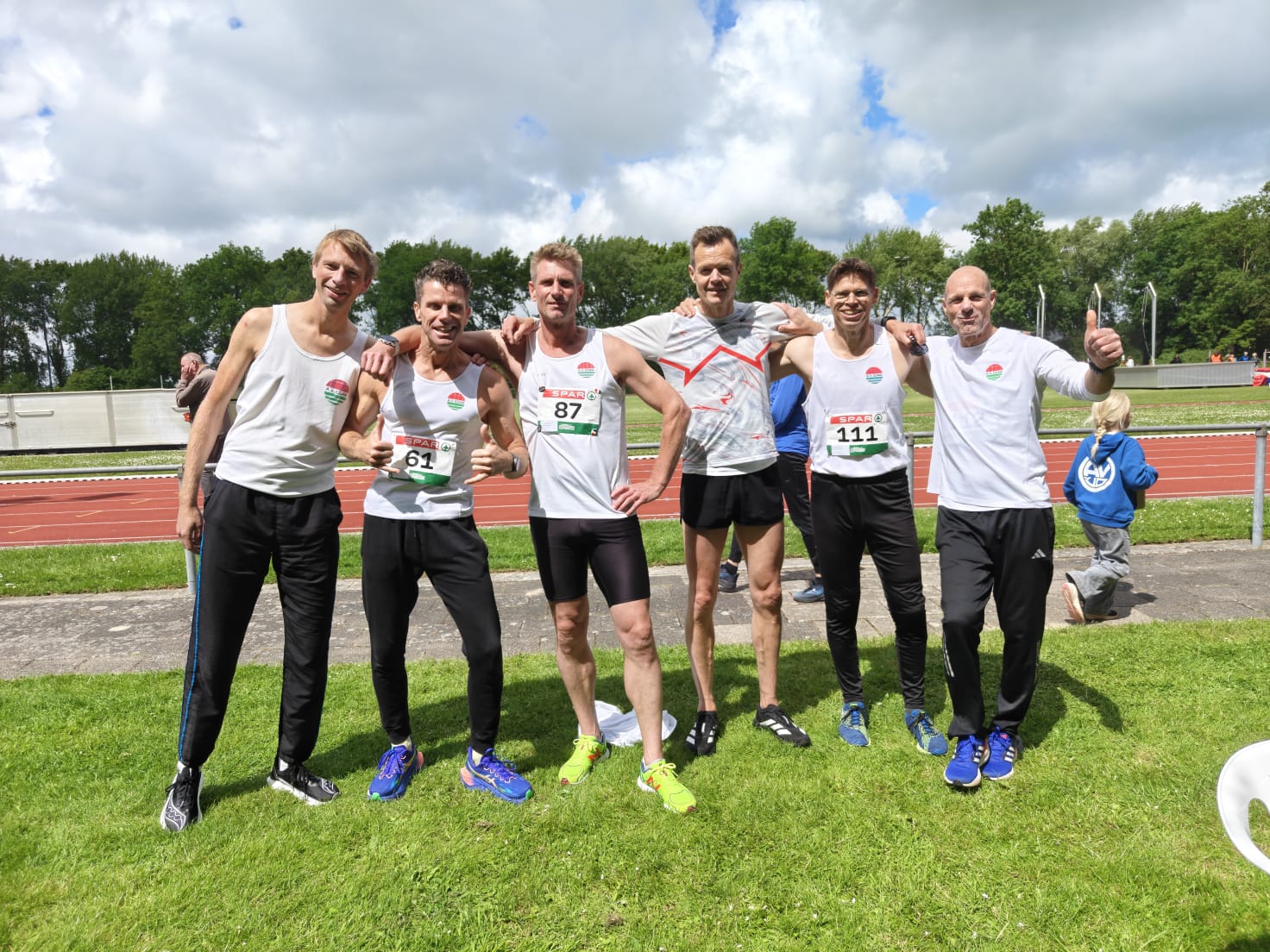  Master competitie AV Edam teamspirit en goede prestaties en clubrecords 