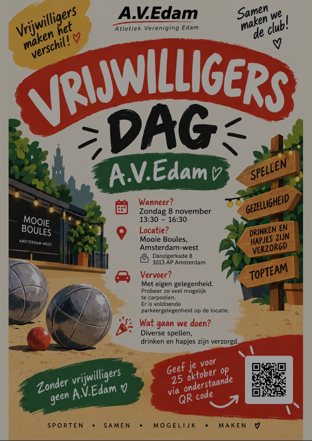 Vrijwilligersdag AV Edam