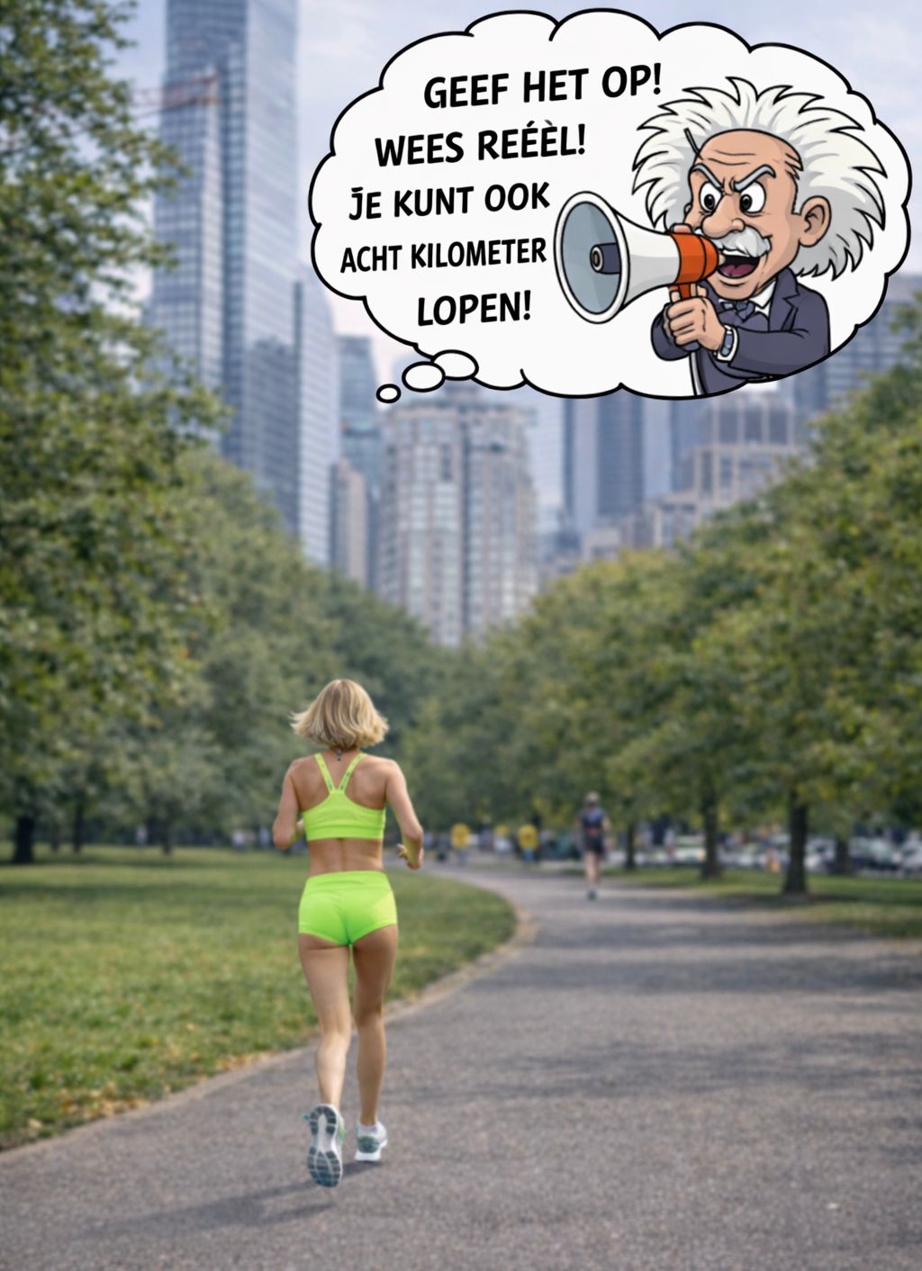 Het stemmetje dat iedere hardloper kent 